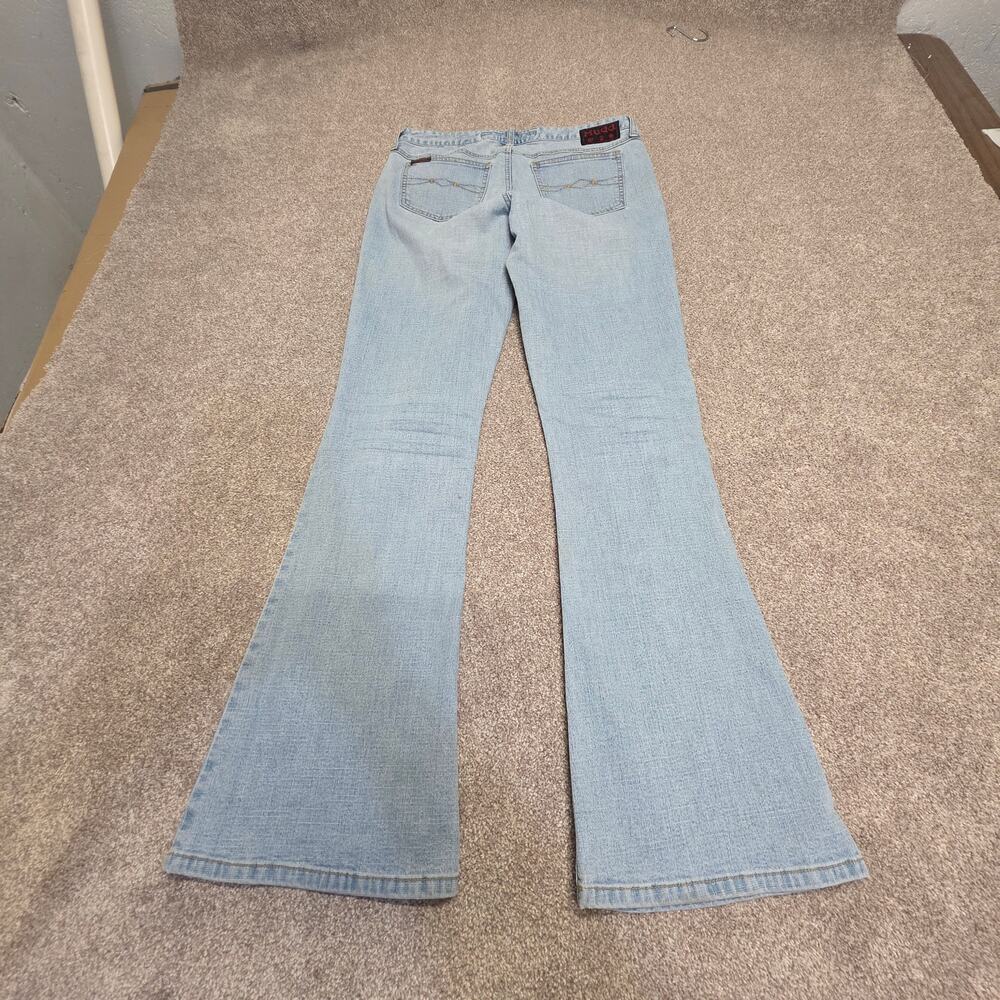 Mudd Jeans Womens Size 7 Light Wash Flare Bootcut Low Rise Y2K Vintage 90s Denim
